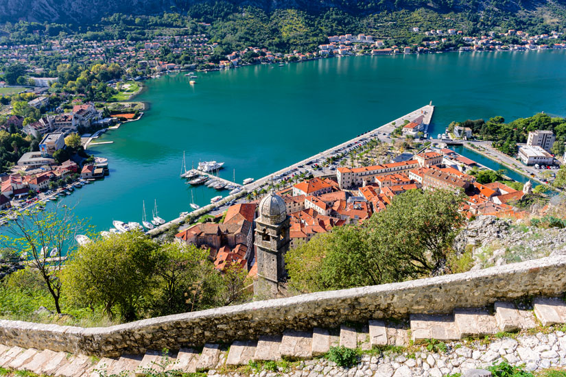 Kotor Stadtmauer