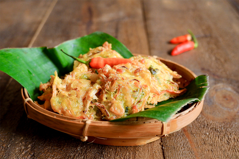 Indonesisches Essen Bakwan