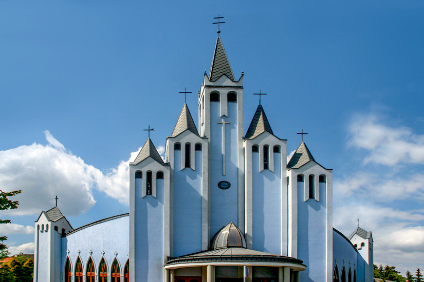 Heviz Blaue Kirche