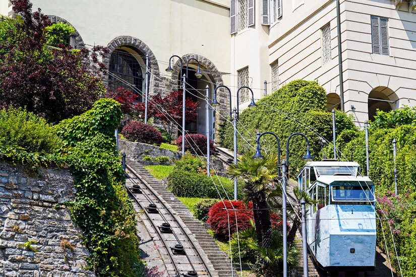 Seilbahn in Bergamo