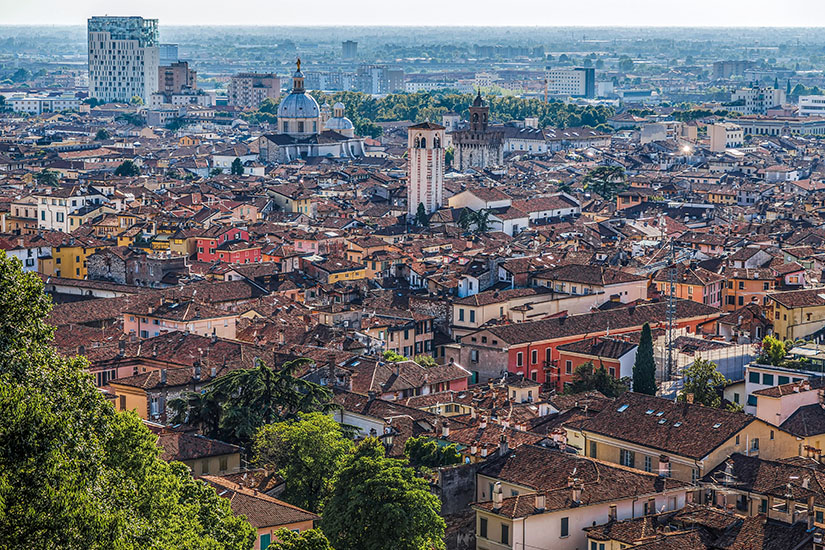 Blick auf Brescia