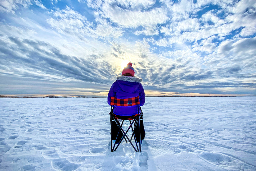 Angelurlaub Eisfischen Lappland