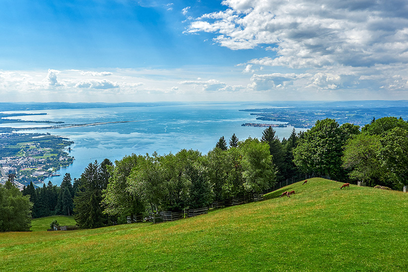 Blick vom Pfaender