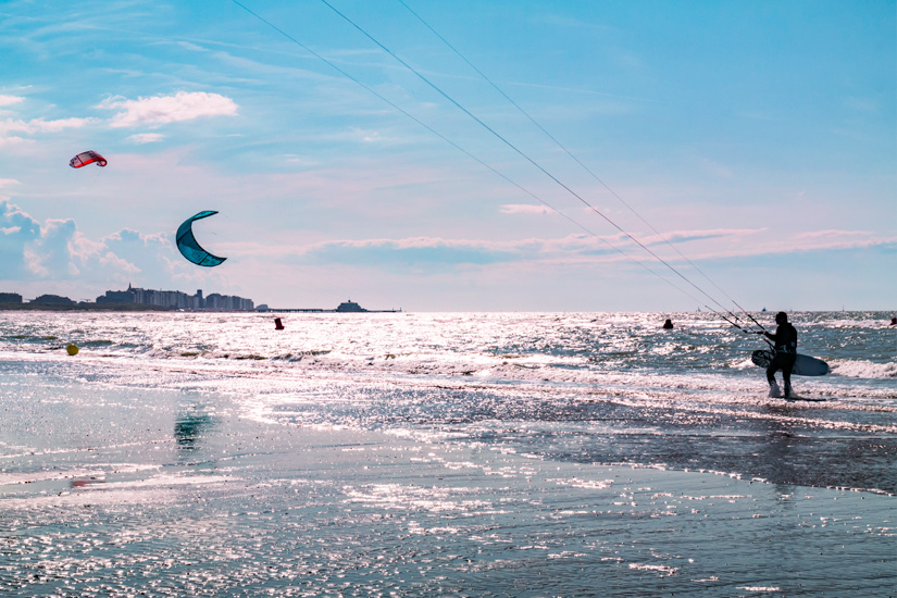 Ostende Kitesurfen