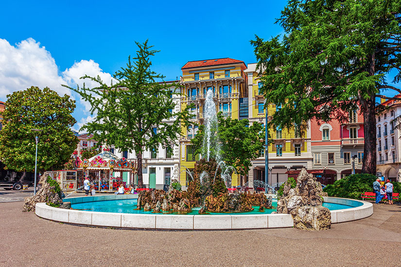 Piazza Manzoni in Lugano