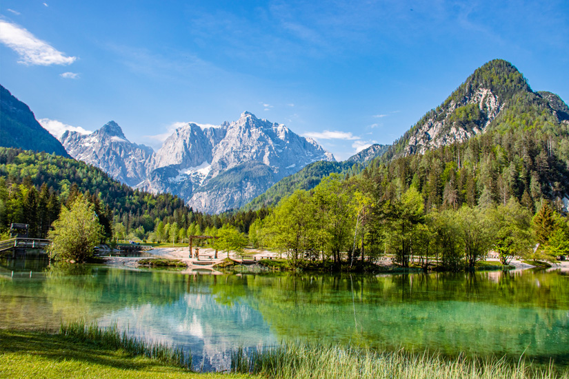 Bergsee in den Julischen Alpen