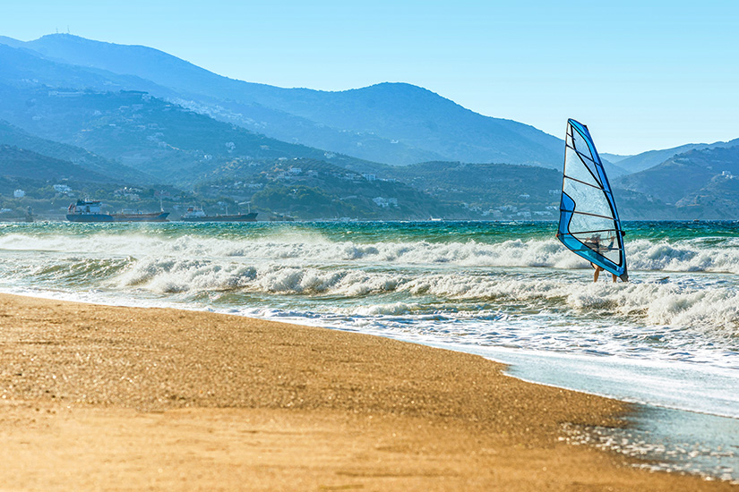 Heraklion Strand Surfing