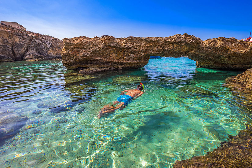 Malta Straende Schnorcheln