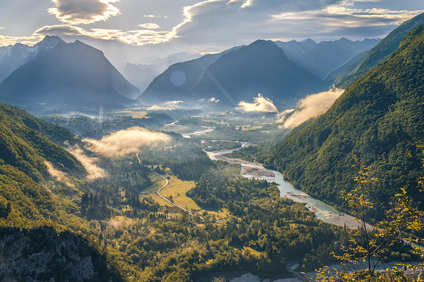 Bovec Ausblick