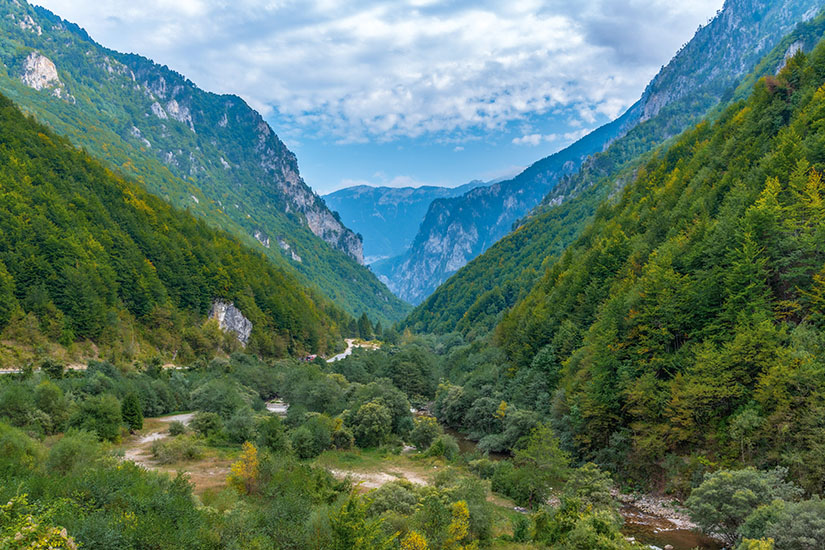 Rugova Schlucht