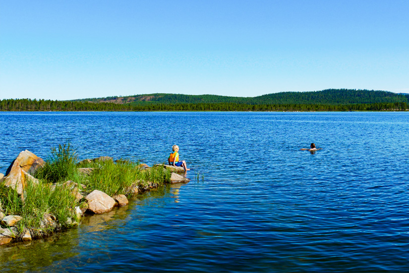 Schoensten Seen Schweden Hornavan See