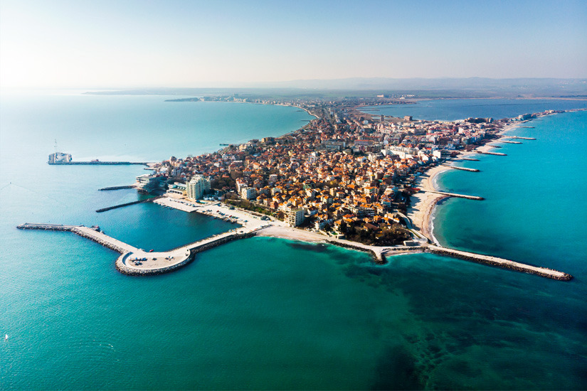 Blick auf Pomorie