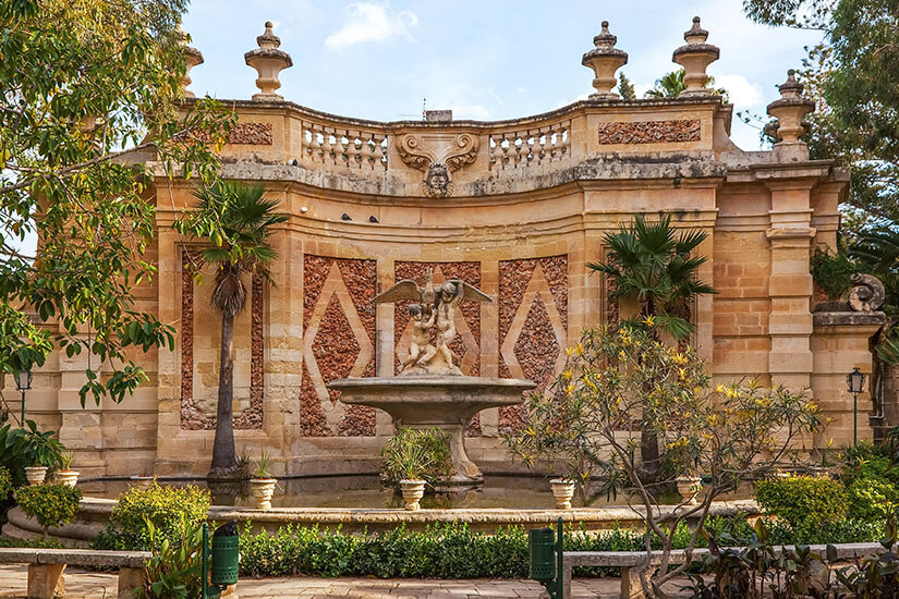 Mdina Rabat Malta San Anton Gaerten