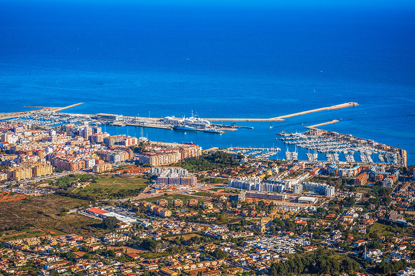 Blick auf Denia