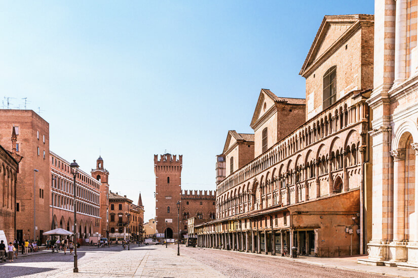 Ferrara Altstadt