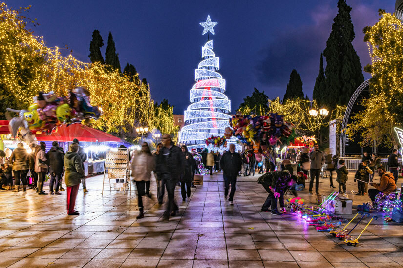 Athen Aktivitaeten Weihnachten