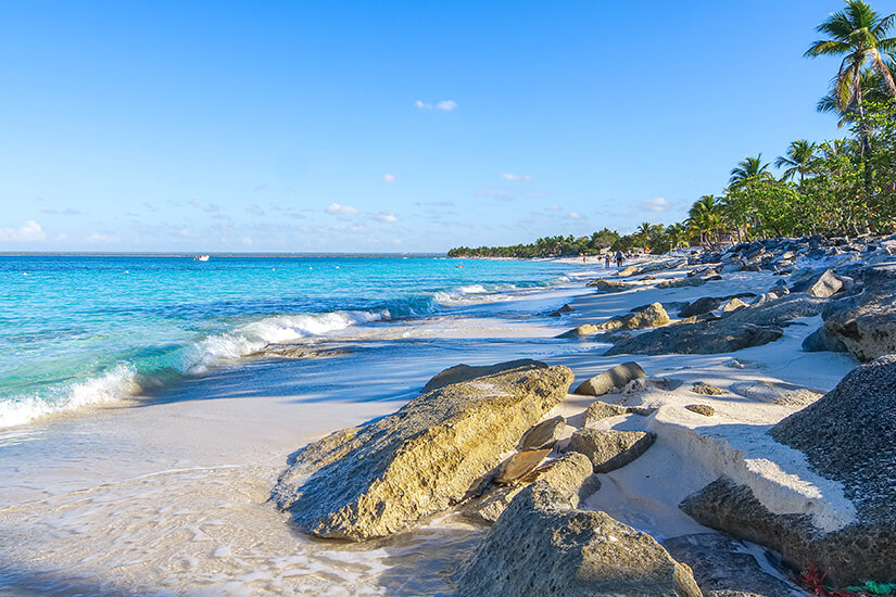 Dominikanische Republik Straende Playa Isla Catalina