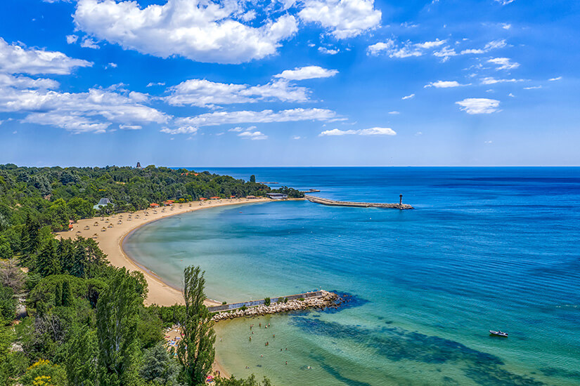 Bulgarien Straende Varna Beach