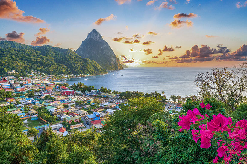 St Lucia in der Karibik