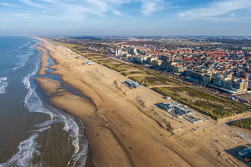 Blick auf Noordwijk