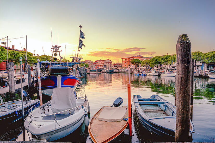 Caorle Hafen