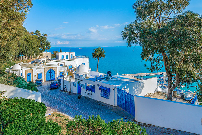 Sidi Bou Said Ausblick