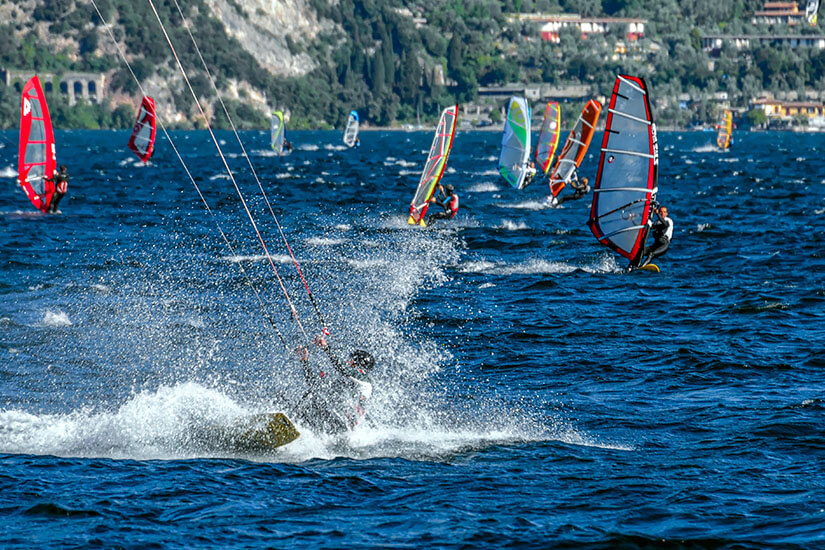 Malcesine Windsurfen