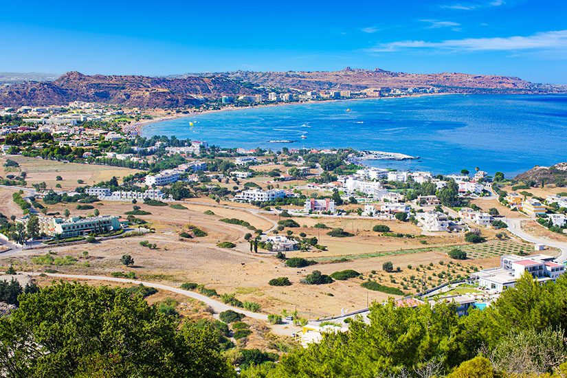 Blick auf Faliraki