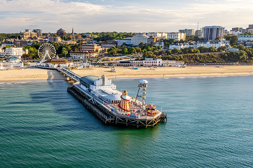 Blick auf Bournemouth