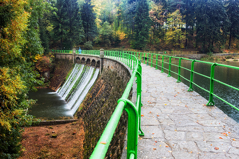 Polen Lomnitztalsperre