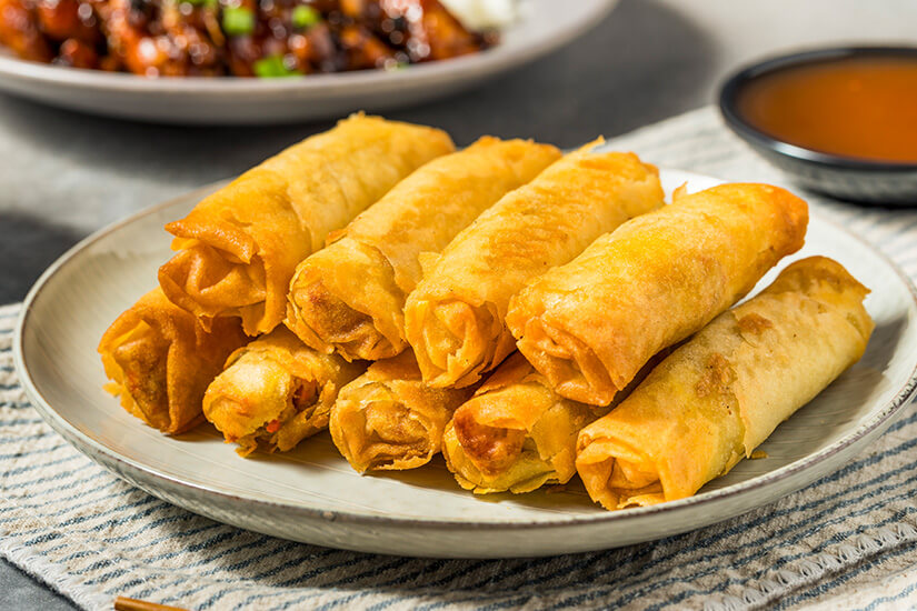 Philippinisches Essen Lumpia