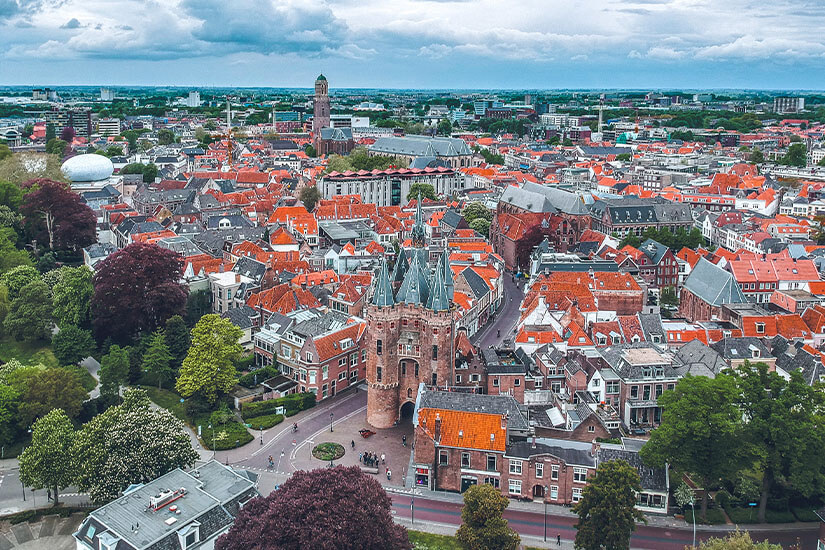 Blick auf Zwolle