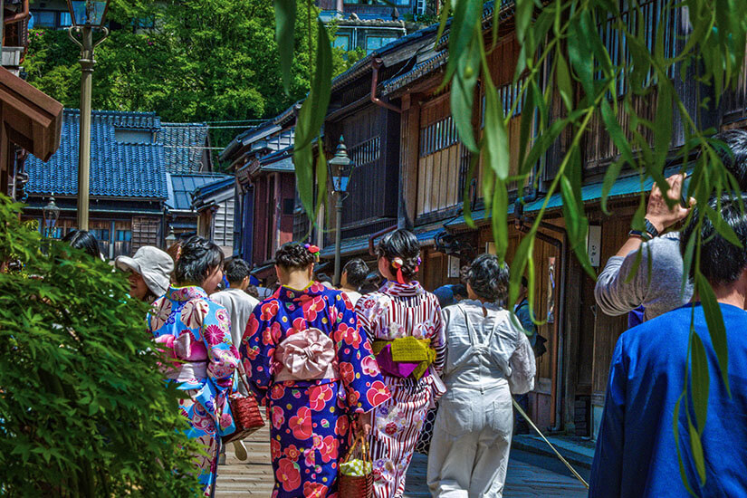 Kanazawa Higashi Chaya Distrikt