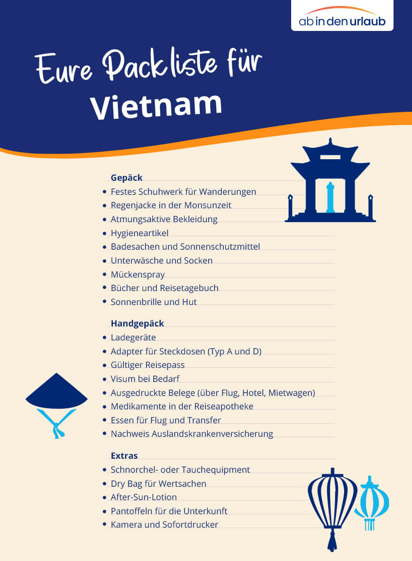 Packliste Vietnam