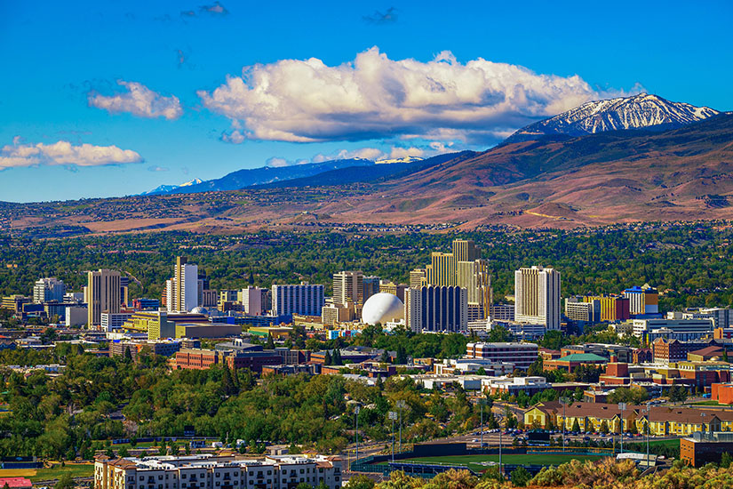 Reno im Westen Nevadas