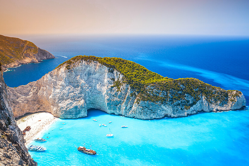 Zakynthos Straende Navagio Beach