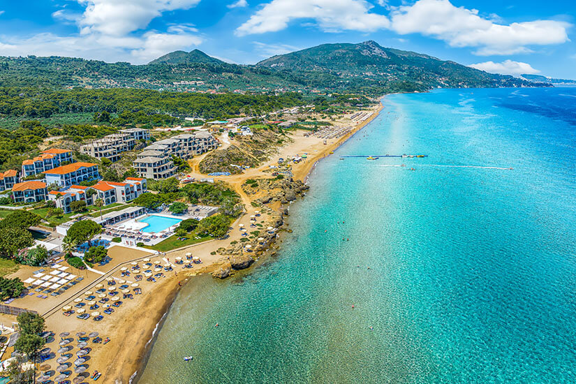 Zakynthos Straende Banana Beach