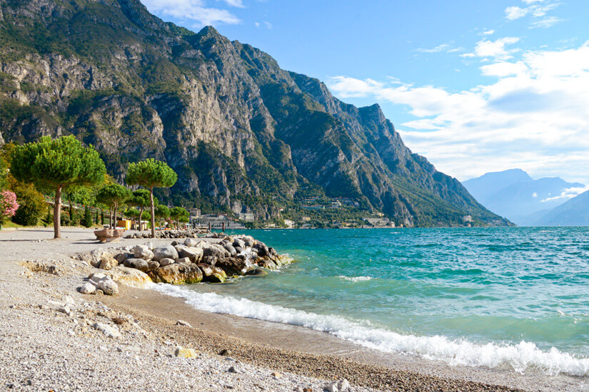 Limone Sul Garda Strand