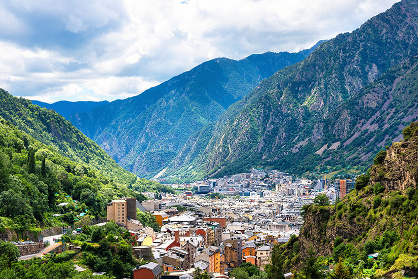 Blick auf Andorra la Vella