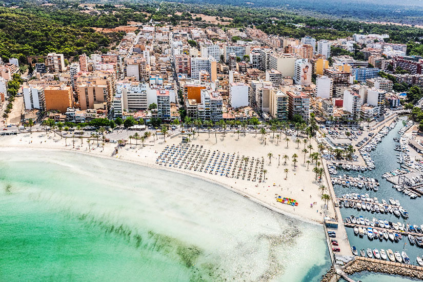 Blick auf El Arenal