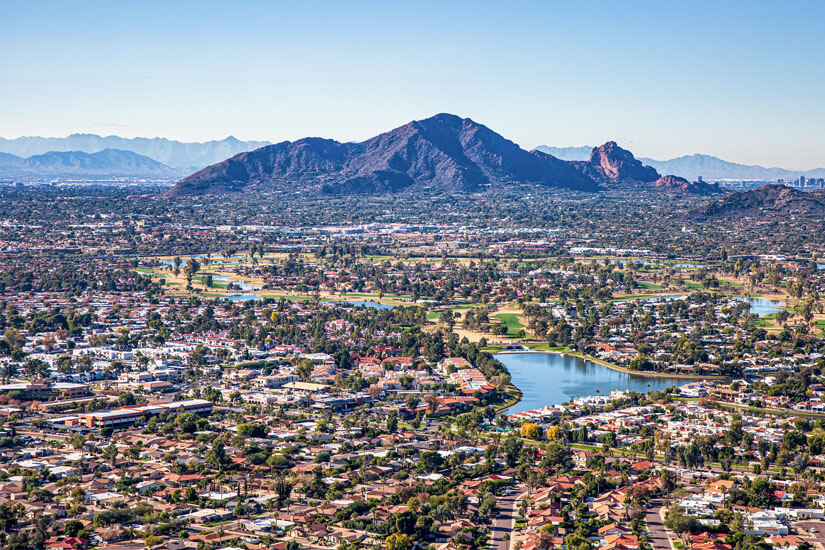 Blick auf Scottsdale