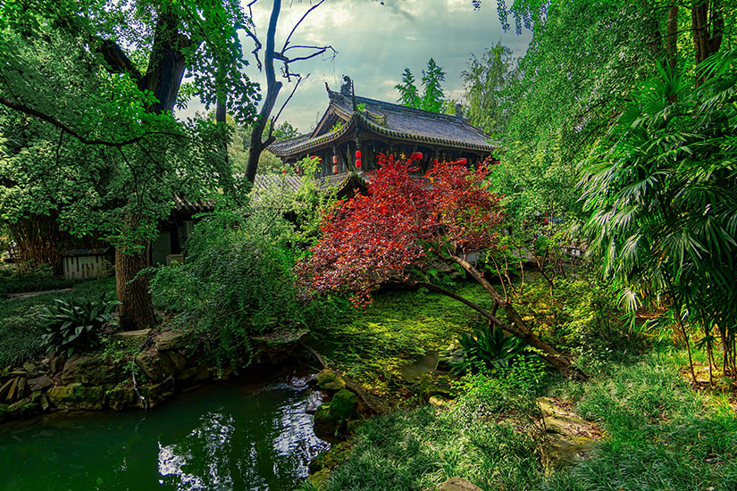 Chengdu Wuhou Tempel