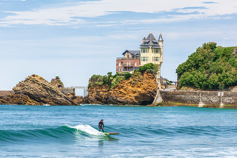 Biarritz Surfen