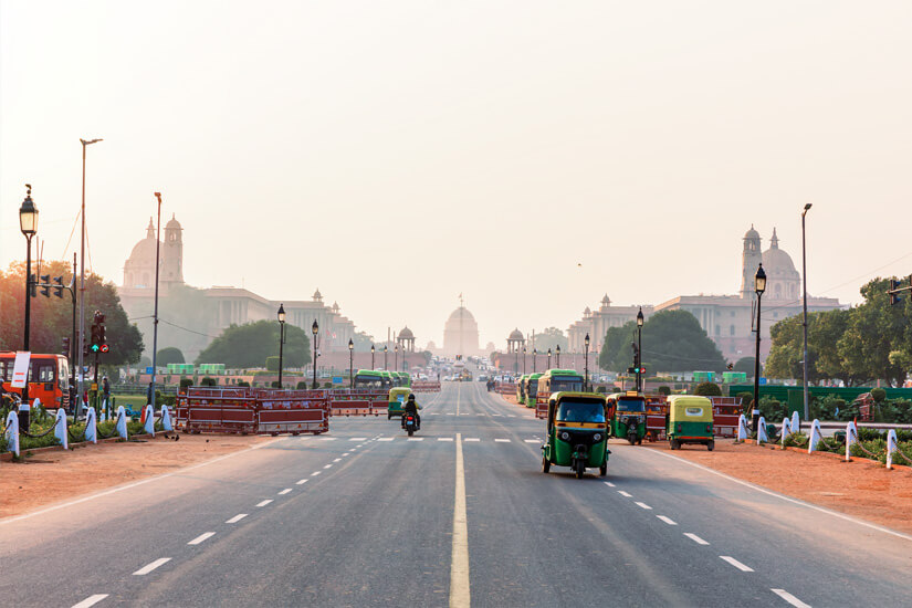 Neu Delhi Verkehr