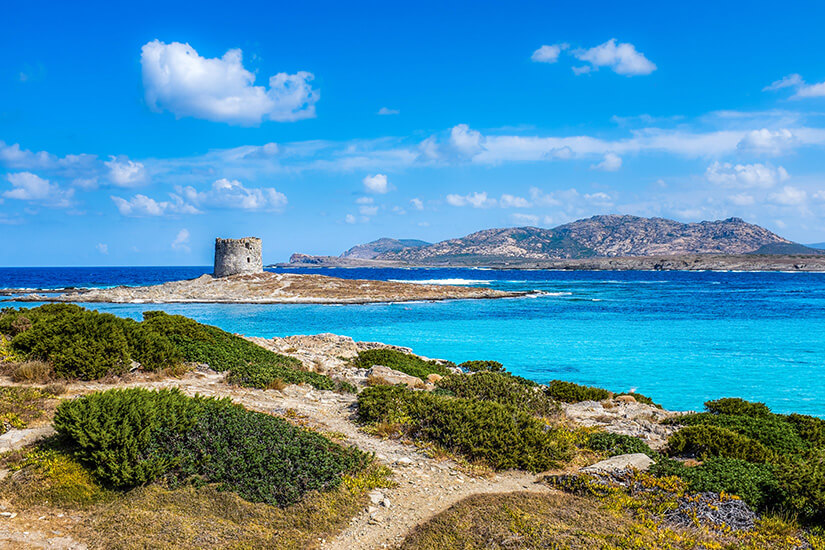 Sardinien Straende La Pelosa