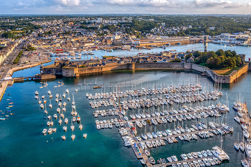 Blick auf Concarneau