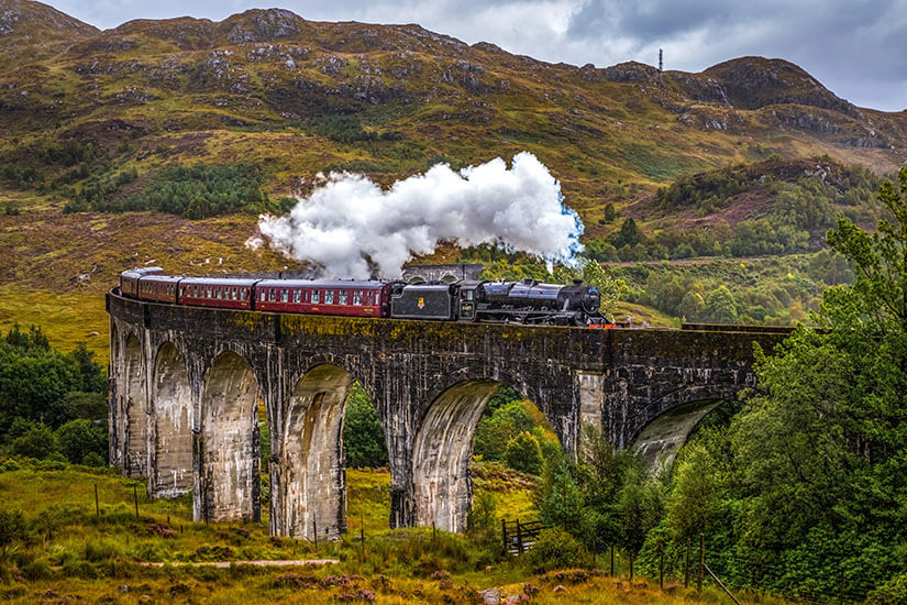 Schottland Glenfinnan Viadukt