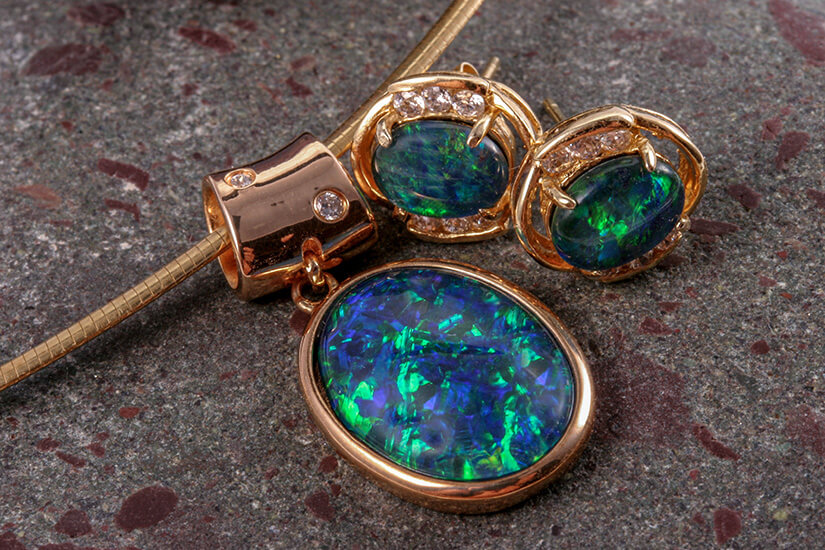 Opal Kette Schmuck