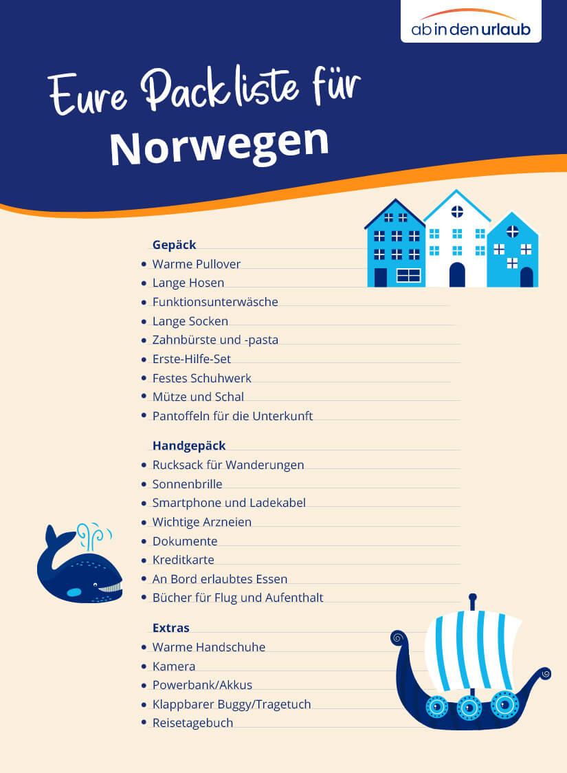 Packliste Norwegen