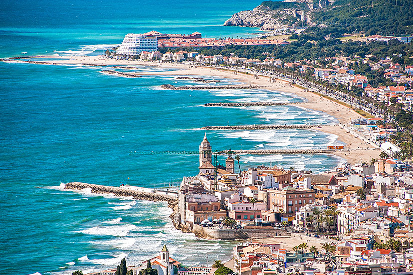 Sitges Ausblick